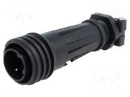 Connector: circular; plug; male; PIN: 2; 32A; 600V; Buccaneer 900 BULGIN