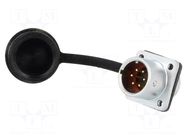 Connector: circular; socket; male; PIN: 6; IP67; SF12; 5A; 125V WEIPU