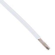 WIRE, 22AWG, WHITE, PVC, 305M
