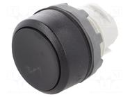 Switch: push-button; 22mm; Stabl.pos: 1; black; none; IP66; flat ABB