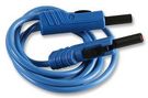 TEST LEAD, BLUE, 250MM, 60V, 16A