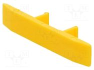 Protection; yellow; Width: 6.4mm; polyamide; -25÷120°C; UL94V-0 POKÓJ