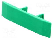 Protection; green; Width: 8.2mm; polyamide; -25÷120°C; UL94V-0 POKÓJ