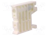 Holder; white; Width: 10mm; polyamide; TS35; -25÷120°C; UL94V-0 POKÓJ