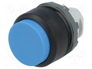 Switch: push-button; 22mm; Stabl.pos: 1; blue; none; IP66; prominent ABB