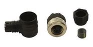 SENSOR CONNECTOR, M12, RCPT, 4POS, CABLE