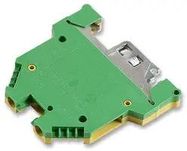 TERMINAL BLOCK, DIN RAIL, 2POS, 12AWG