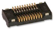 CONNECTOR, STACKING, RCPT, 20POS, 2ROW