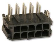 CONNECTOR, HEADER, 10POS, 2ROW, 3MM