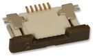CONNECTOR, FFC/FPC, 6POS, 1ROW, 0.5MM