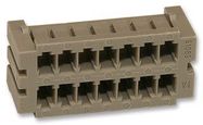 CONNECTOR HOUSING, RCPT, 14POS, 2MM