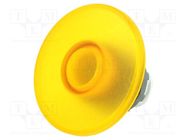 Switch: push-button; 22mm; Stabl.pos: 1; yellow; MLB-1; IP66; Pos: 2 ABB