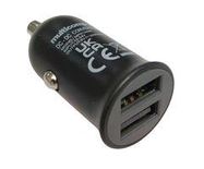 CAR CHARGER, 12V, 1 A, 2 PORTS