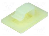 Self-adhesive cable holder; polyamide; natural; UL94V-2 KSS WIRING