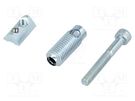 Mounting screw; for profiles; Width of the groove: 6mm; steel FATH