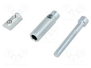 Mounting screw; for profiles; Width of the groove: 5mm; steel FATH