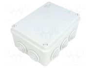 Enclosure: junction box; X: 120mm; Y: 162mm; Z: 73mm; wall mount ABB