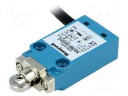Limit switch; oblong plastic roller Ø12,7mm; NO + NC; 10A; 1m HONEYWELL