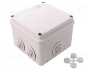 Enclosure: junction box; X: 100mm; Y: 100mm; Z: 80mm; wall mount ABB