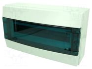 Enclosure: for modular components; IP65; grey; No.of mod: 18 ABB