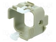 Mounting adapter; Han 3A; Application: for inserts HARTING