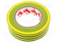 Tape: electrical insulating; W: 15mm; L: 10m; Thk: 0.13mm; rubber SCAPA