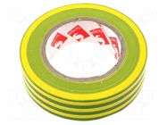 Tape: electrical insulating; W: 15mm; L: 10m; Thk: 0.13mm; PVC film SCAPA