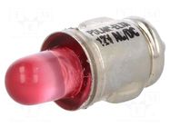 LED lamp; red; BA7S; 12VDC; 12VAC POLAM-ELTA