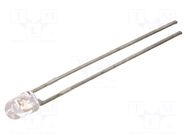 LED; green; 3mm; 599÷3000mcd; 45°; Front: convex; 2.54÷4VDC LITEON