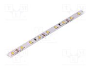 LED tape; white warm; 2835; 12V; LED/m: 60; 10mm; 120°; 14.4W/m OPTOFLASH