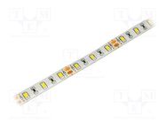 LED tape; white warm; 2835; 12V; LED/m: 60; 10mm; 120°; 14.4W/m OPTOFLASH