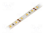 LED tape; white warm; 2835; 12V; LED/m: 60; 10mm; 120°; 14.4W/m OPTOFLASH