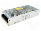 Power supply: switched-mode; for building in,modular; 130.9W MEAN WELL