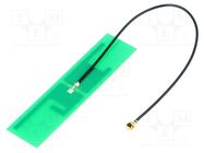 Antenna; WiFi; 3dBi; linear; for ribbon cable; 50Ω; -40÷85°C SR PASSIVES