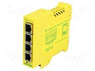 Switch Ethernet; unmanaged; Number of ports: 4; 5÷30VDC; RJ45; SW BRAINBOXES