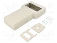 Enclosure: for devices with displays; X: 131mm; Y: 237mm; Z: 45mm GAINTA