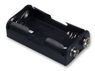 BATTERY HOLDER, SNAP CONN, 2 AA