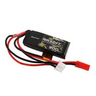 Gens ace 25C 3000mAh 2S2P 7.4V Saddle Airsoft Gun Lipo Battery with Mini Deans(T) Plug, Gens ace