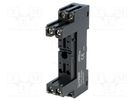 Socket; PIN: 8; 10A; 300VAC; on panel,for DIN rail mounting RELPOL