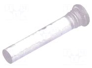 Fiber for LED; Ø2.2mm; L: 8.3mm; round; Front: flat; straight MENTOR