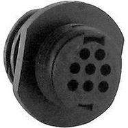 CIRCULAR CONNECTOR, RCPT, 8POS