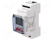 Programmable time switch; Range: 1 year; SPDT; 230VAC; PIN: 5; IP20 ZAMEL