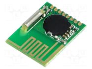 Module: RF; FM transceiver; 2400÷2783.5MHz; 4-wire SPI; 4dBm; SMD HOPE MICROELECTRONICS