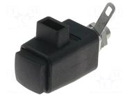 Laboratory clamp; black; 300VDC; 16A; screw,spring clamp; nickel SCHÜTZINGER