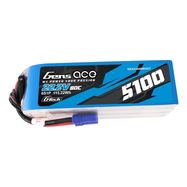 Gens ace G-Tech 5100mAh 80C 22.2V 6S1P Lipo Battery Pack with EC5 plug, Gens ace