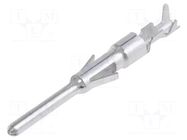 Contact; male; silver plated; 0.14÷0.5mm2; crimped; for cable HIRSCHMANN