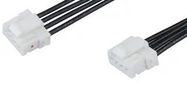 CABLE ASSY, 4P RCPT-RCPT, 300MM