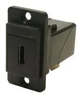 USB ADAPTER, R/A, 3.1 TYPE C RCPT-PLUG