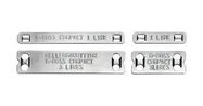 WIRE MARKER, EMBOSSING, 10MM, SS