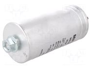 Capacitor: polypropylene; 80uF; 900VDC; 25A; Leads: M6 screws; ±5% MIFLEX
